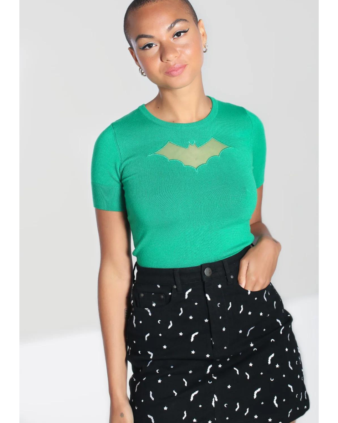Hell bunny bat sweater clearance