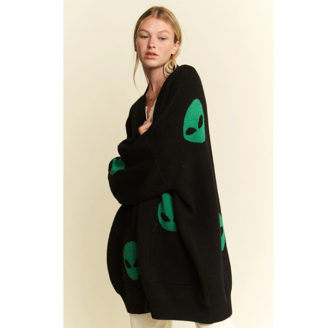 Alien Oversized Cardigan Sidecca